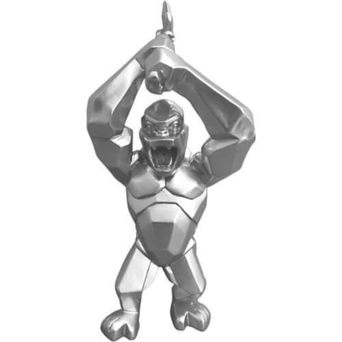 Creative Resin King Kong Statue Ax Hatchet Simulation Gorilla Statue Living Room Home Decor