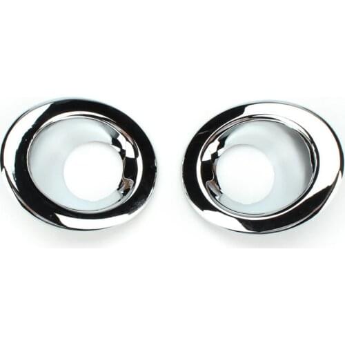 TAIHONGYU Pair Chrome Front Bumper Trim Fog Light Cover Fit for Land Rover Freelander 2 LR2 2007 2008 2009 2010