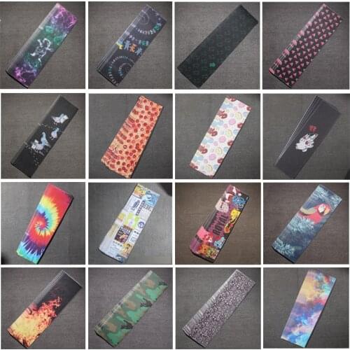 83*23cm Skateboard Sandpaper Scooter Board Griptape Longboard Deck Sticker OEM Design Skate Board Grip Tape Electric Board Paper