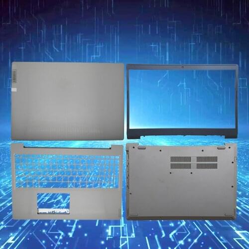 NEW For Lenovo Ideapad L340-15API L340-15 IWL L340-15IRH Laptop Case LCD Back Cover/Front Bezel/Palmrest/Bottom Case silver