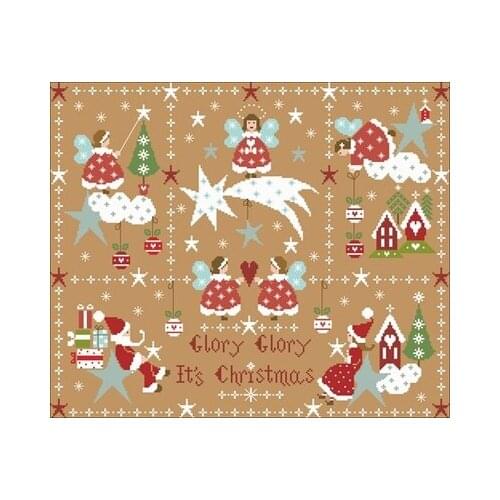 Very Beautiful Christmas-14CT Counted Cross Stitch 11CT 14CT 18CT DIY Chinese Cross Stitch Kits Embroidery Needlework Sets