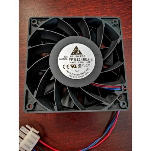 Original Deltaa FFB1248EHE FFB1248EHE-4B77 12CM 12038 48V 0.75A inverter cabinet fan 3wire leading out 1 year warranty