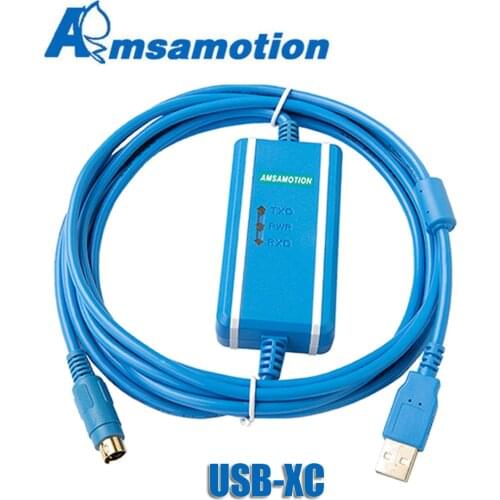 Suitable XC1/XC2/XC3/XC5 Xinje Communication Cable USB-XC+Isolation version data download cable