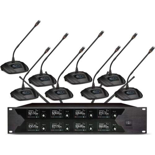 Professional wireless microphone conference condenser microphone size conference room school church lecture microphone wireless