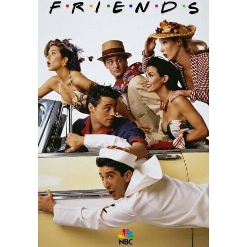 Friends Tv Show Art Film Print Silk Poster Home Wall Decor 24x36inch