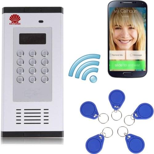3G GSM Apartment Intercom Access Control System Support to Open Door by Phone Call RFID SMS Command Remote Control Gate Opener