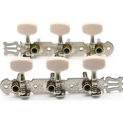 1set Guitar String Tuning Pegs Keys Tuners Machine Heads with Carved pattern for Acoustic Guitar Parts Accessories