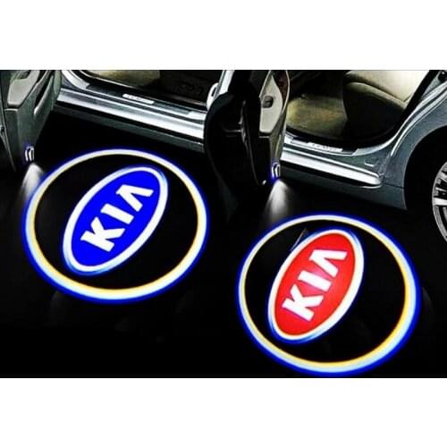 2pcs LED Car Door Logo Projector Welcome Light For Citroen HONDA VOLVO Hyundai TOYOTA Peugeot NISSAN Chevrolet FORD MAZDA Suzuki