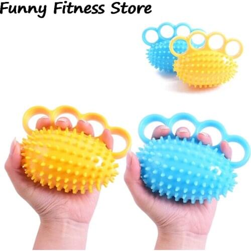 TPR Hand Gripper Grip Training Ball Rehabilitation Massage Finger Heavy Exerciser Strength Muscle Recovery Fingers Power Trainer
