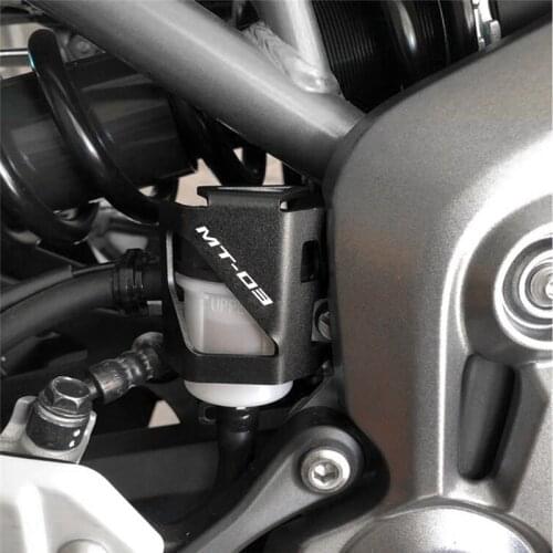 Motorcycle CNC High Quality Rear Brake Fluid Reservoir Guard Cover Protector For YAMAHA MT03 MT 03 MT25 MT-25 2015-2021 2020