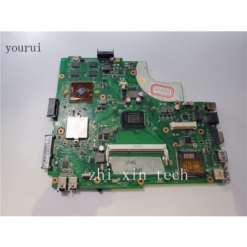 Yourui For ASUS K43LY Laptopmotherboard REV 5.0 with i3-2350m CPU ddr3 Test work perfect