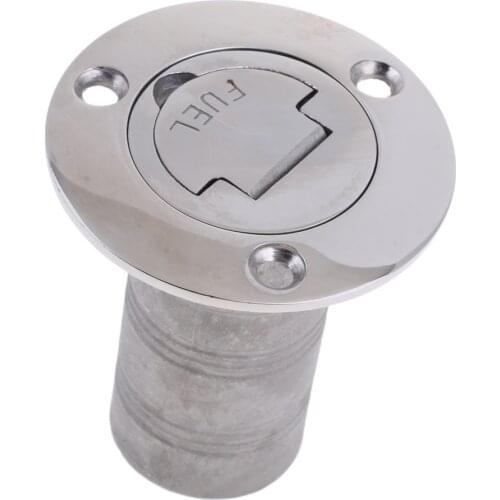 Car Boat Deck Fill / Filler -1 1/2''- Fuel Marine 316 Stainless Steel