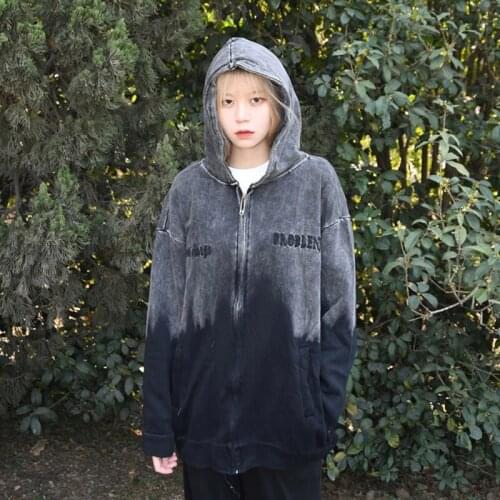 New Dark Jacket Coat Print Women Hoodies Hip-hop Streetwear Harajuku Anime Women Coat Zipper Y2k Clothing clothes album vero