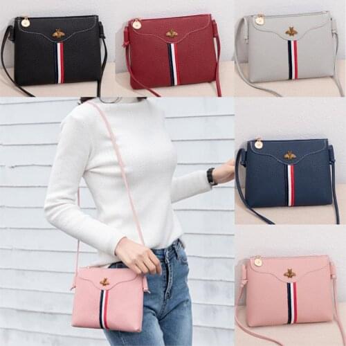 Womens Bag Big Capacity Bee Shoulder/Crossbody Bags Female Stripe Purse 2021 New Messenger Wholesale Handbag Dropshipping