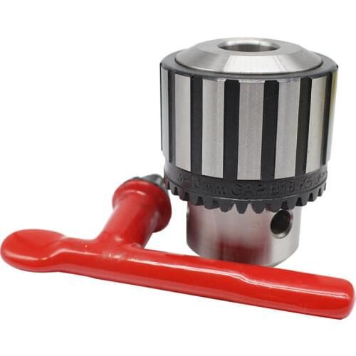 1pcs Drill Chuck 3-16mm B18 Taper J2116 Key Type Chuck with Wrench for Electric Drill Power Tools Accessories