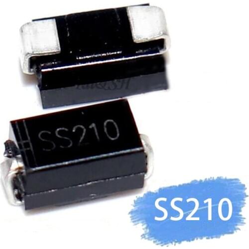 100PCS SS210 100V 2A SMA SR2100 DO-214AC SMD