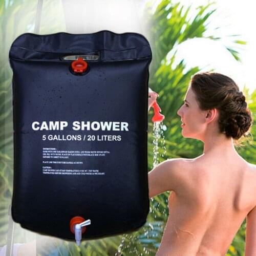 20L outdoor travel and leisure sports PVC solar bath water bag shower bag shower bag W4-088