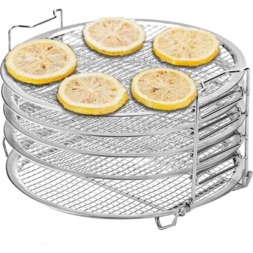 Air Fryer Accessories Food Dehydrator Drying Stand Stainless Rack for Air fryer 6.5-8QT Pressure Cooker Oven Hot Sale