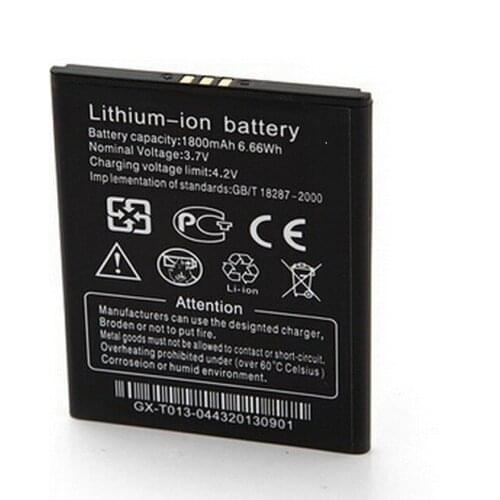 AZK NEW 1 PCS Battery for THL W100 1800mAh Backup Li-ion Battery for THL W100 W100S T1 Smartphone Replacement