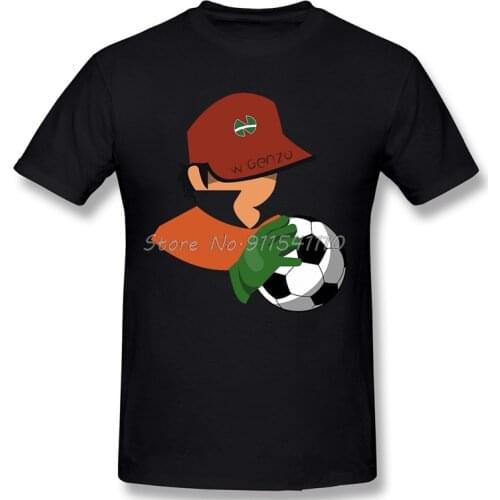 Benjamin Price Chiffon Print Cotton T-Shirt Captain Tsubasa About Football Anime For Men Fashion Streetwear
