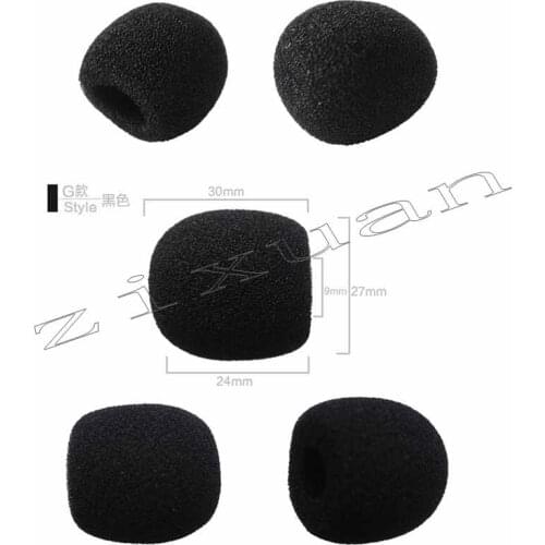 Free Shipping Headband lavalier microphone sponge microphone windproof sponge cover small bee microphone windproof sponge cove