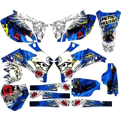 Motocross 3M GRAPHICS STICKERS BACKGROUND DECALS Kits For yamaha YZF250 YZF450 2006 2007 2008 2009 YZ250F YZ450F YZF 250 YZF 450