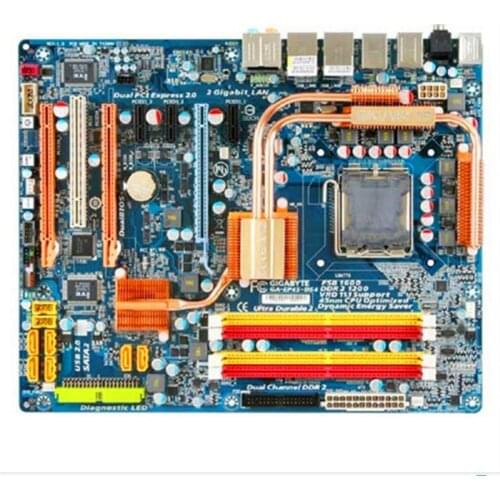 For Gigabyte GA-EP45-DS4 Original Used Desktop Motherboard EP45-DS4 P45 Socket LGA 775 DDR2 ATX On Sale