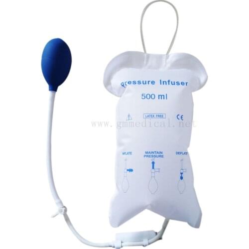 Infusion Pressure Bag with Pressure Display 500ml.for Blood and Fluid Quick Infusion