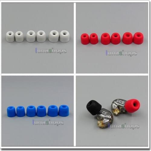 LN005199 Earphone Foam Tips With Plastic Tube For Etymotic ER4 Er4p mc5 hf5 Hf3 mc3 er6 hf2 mk5 kids safety