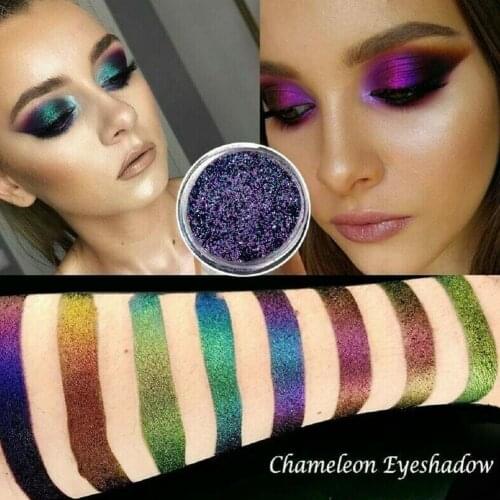 Mashed Potatoes Eye Shadow Metal Chameleon Makeup Palette Shimmer Pigment Single Color Eye Shadow Shine Diamond Shadow