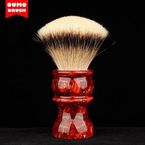 OUMO BRUSH -Pandora serires badger shaving brush with Manchuria/ACE/SILK/HOOK/WT knot