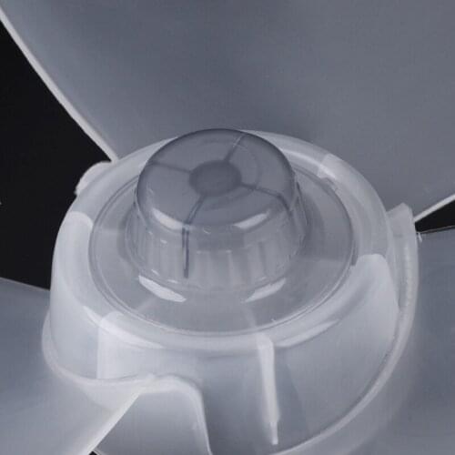 M7DF 3 Leaves Clear Plastic Fan Blade Replacement for 12 Inch Pedestal Fan Stand Fan Table Fan Accessories