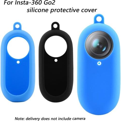 Silicone Case For Insta-360 GO 2 Camera Protective Cover Scratch-resistant Sleeve Accessories Scratch-resistant Protection Cover