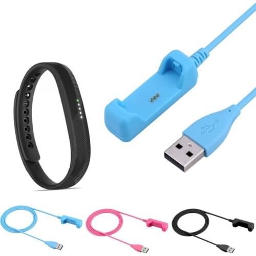 Smart Watch Charger Replacement USB Charging Cable Cradle Dock Adapter 100cm Cable Length For Fitbit Flex 2 Charging