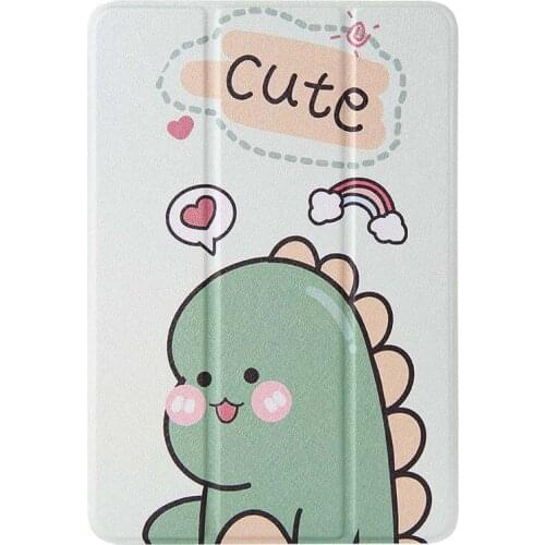 Ultra Slim Cute Unicorn Case For iPad Mini 1 A1432 A1454 A1455 Stand Foldable Transparent Back Cover