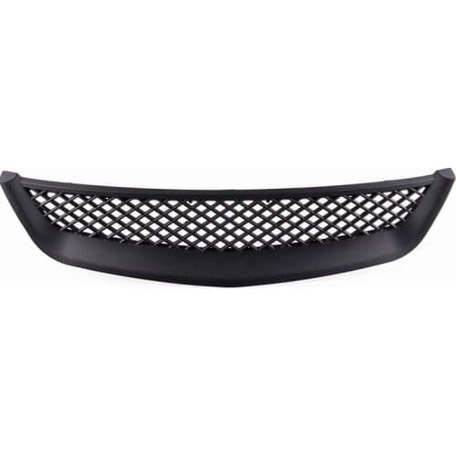 WING CHUN NEW Racing Front hood grills grille ABS For honda civic 2001-2003 black color