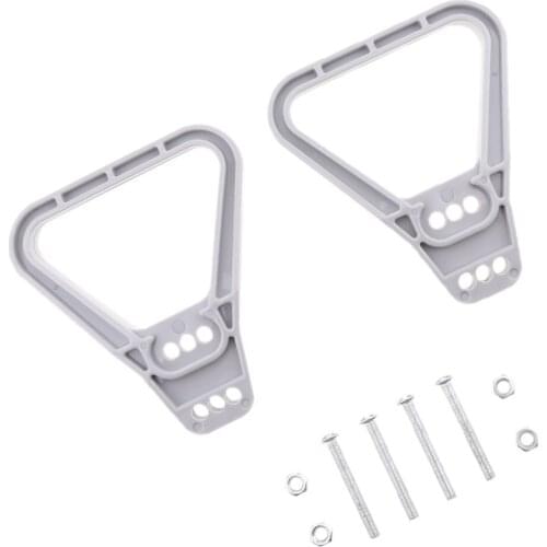 2 Pieces Winch Trailer 600V 350AMP Battery Quick Connector Plug Handles Grey