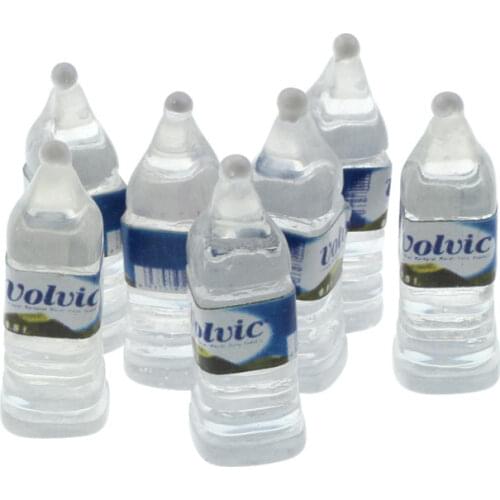 20Pcs Clear Square/Round Resin Bottle Cabochon Flatback Decoration Crafts Embellishments For Scrapbooking Diy Accessories