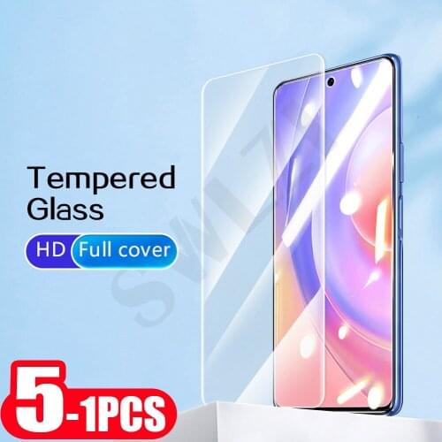 5-1Pcs 9H protective film for Honor 50 SE Pro V40 lite phone screen protector tempered glass on the glass