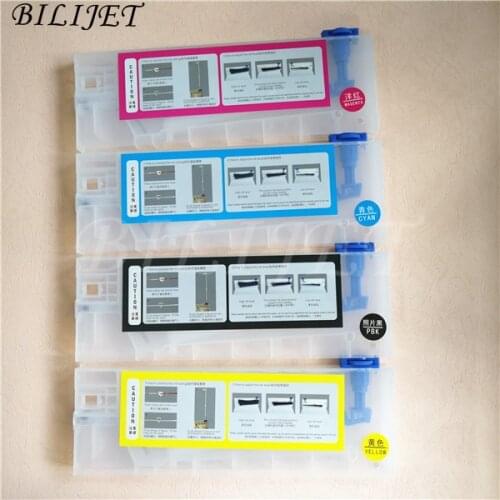 6pcs eco solvent printer ink cartridge 220ml with level sensor for Mimaki Mutoh Roland Aifa Xeda CISS bulk ink system bottle