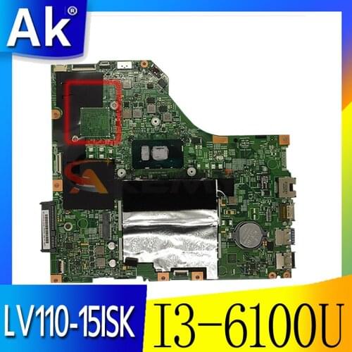 Akemy LV115SK MB 15277-1N 448.08B01.001N Main board For lenovo LV110-15ISK laptop motherboard SR2EU I3-6100U