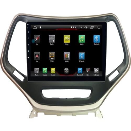 10.2" 2 din android 10 Car Radio Car DVD Player for jeep cherokee 2014-2019 head unit Car Audio Stereo BT USB 3G camera maps