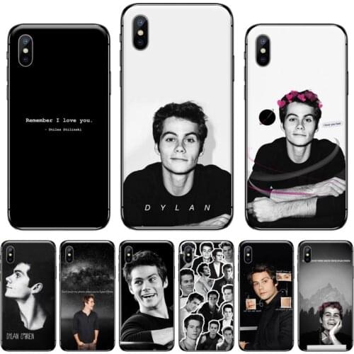 Dylan O'Brien Teen Wolf Phone Case for iPhone 11 12 pro XS MAX 8 7 6 6S Plus X 5S SE 2020 XR Anti-fall protective funda