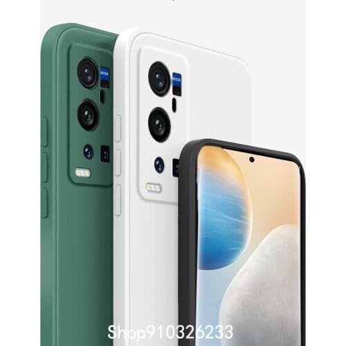 For VIVO X60 Pro Plus Case Liquid Soft Silicone Phone Cover For VIVO X60 Pro+ iqoo 5 Pro X60 Pro Funda