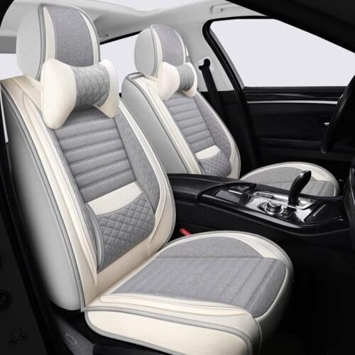 New Flax Car seat cover For Nissan all models qashqai x-trail tiida Note Murano March Teana auto styling
