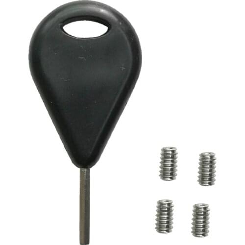 Longboard Wakeboard Surfing Fin Key With Grub Screws Surfboard Sliding Fin Key Replacement