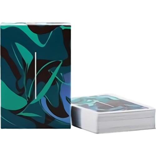 Simple Style Playing Cards Newest Fluid Flower Cut Poker Family Party Board Game N58B