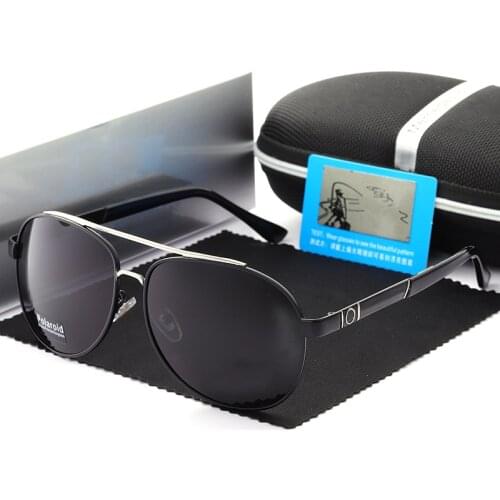 Classic Brand Sunglasses Men Polarized Glasses For Driving Metal Alloy Mercede Pilot Retro Eyewear UV400 Gafas De Sol Hombre 751