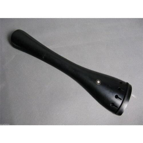 1pcs 4/4 double bass tailpieces with tail gut,nature Ebony inlay Paris eye