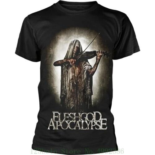 Fleshgod Apocalypse Bloody Violinist T Shirt New & Official! Summer Youths Black Tshirt